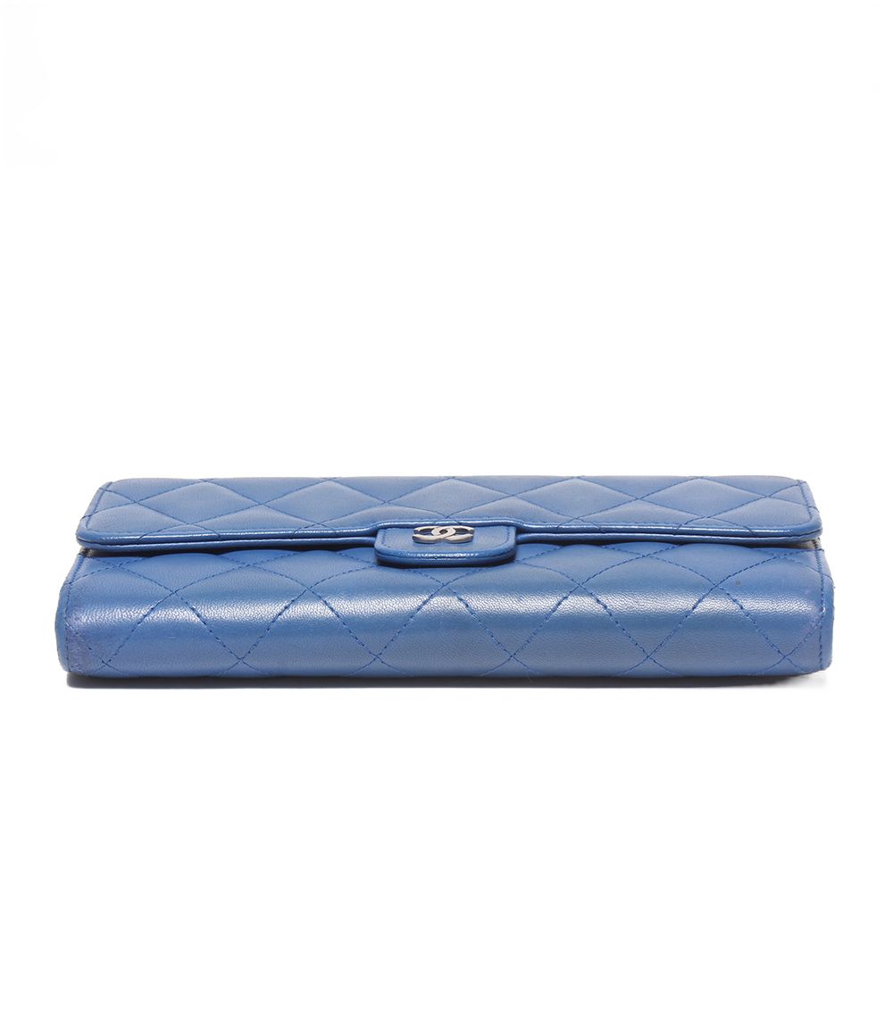 Chanel Wallet Silver Quilted — view 4