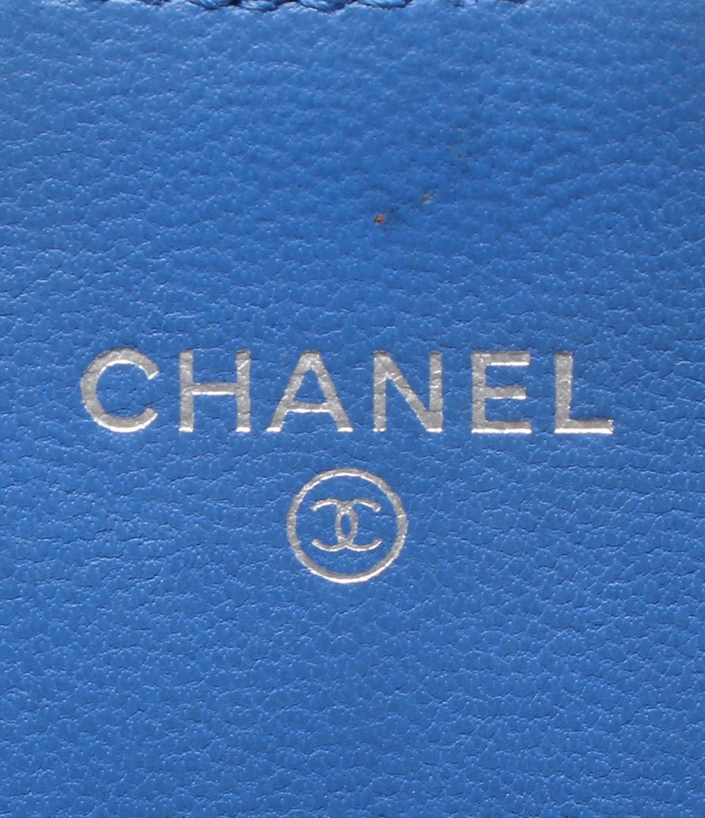 Chanel Wallet Silver Quilted — view 6