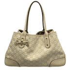 Gucci Tote Princiguccissima Line Ivory Leather