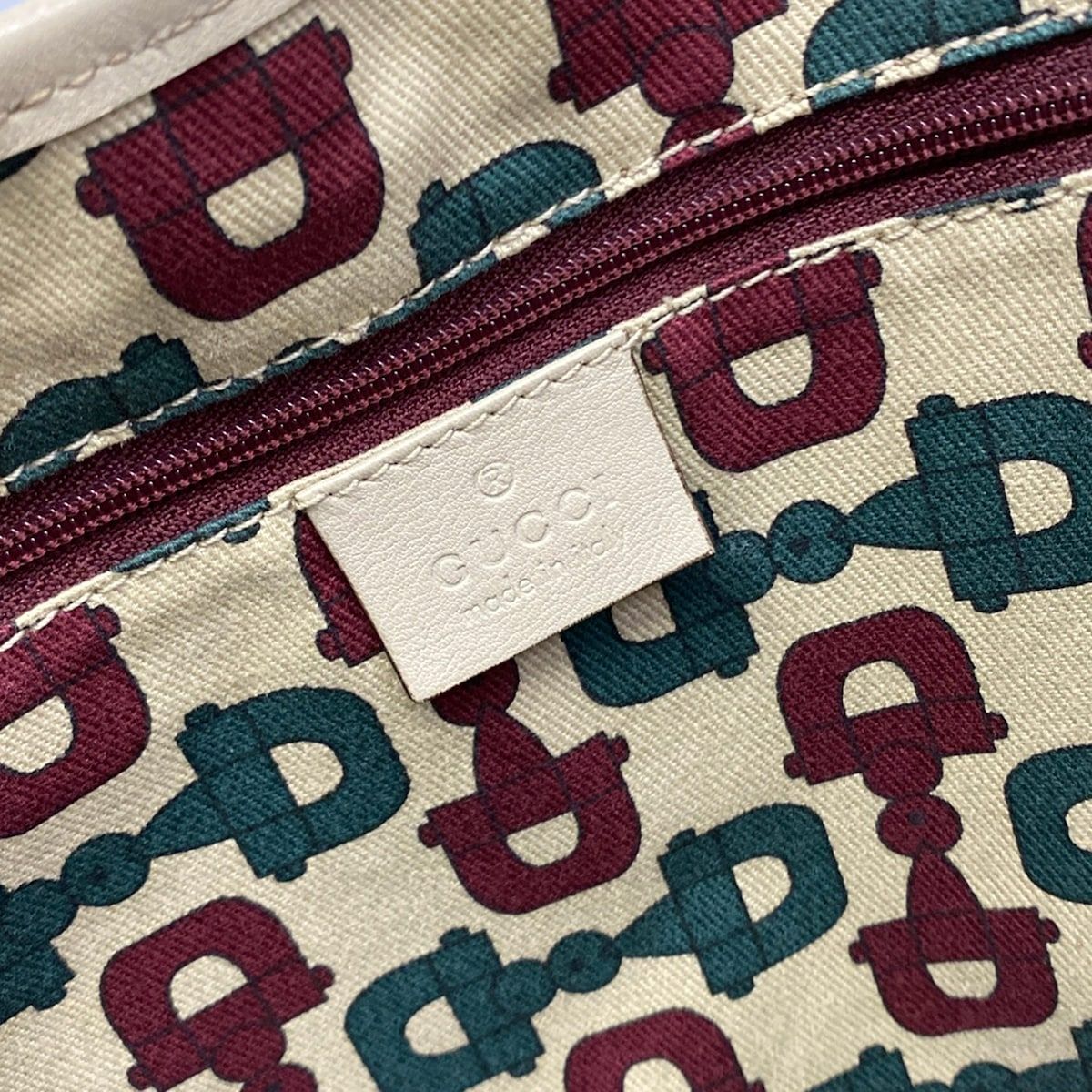 Gucci Tote Princiguccissima Line Ivory Leather — view 9