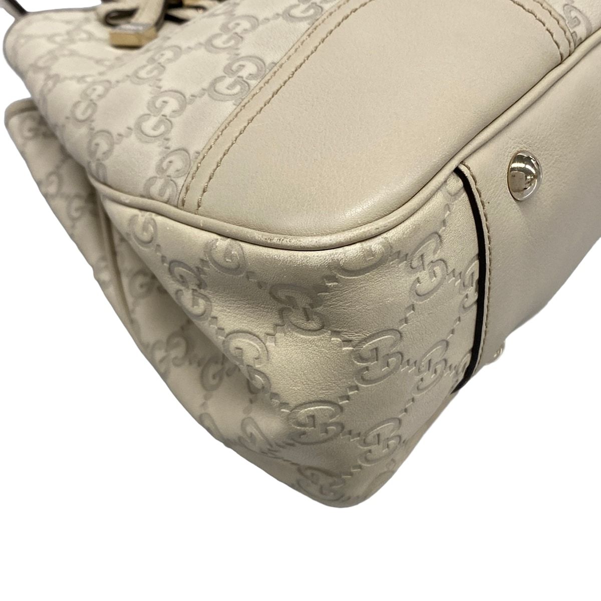 Gucci Tote Princiguccissima Line Ivory Leather — view 6