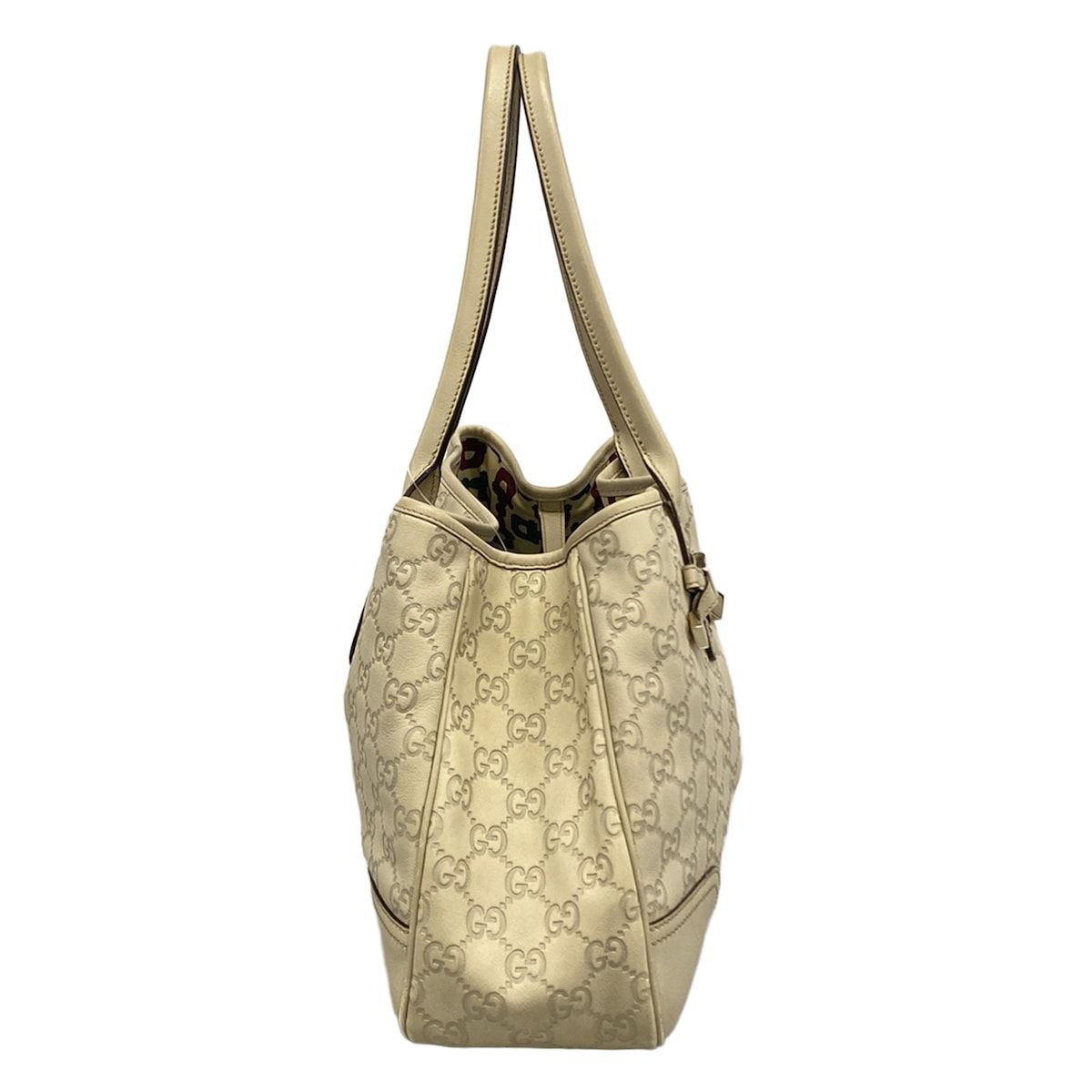 Gucci Tote Princiguccissima Line Ivory Leather — view 2
