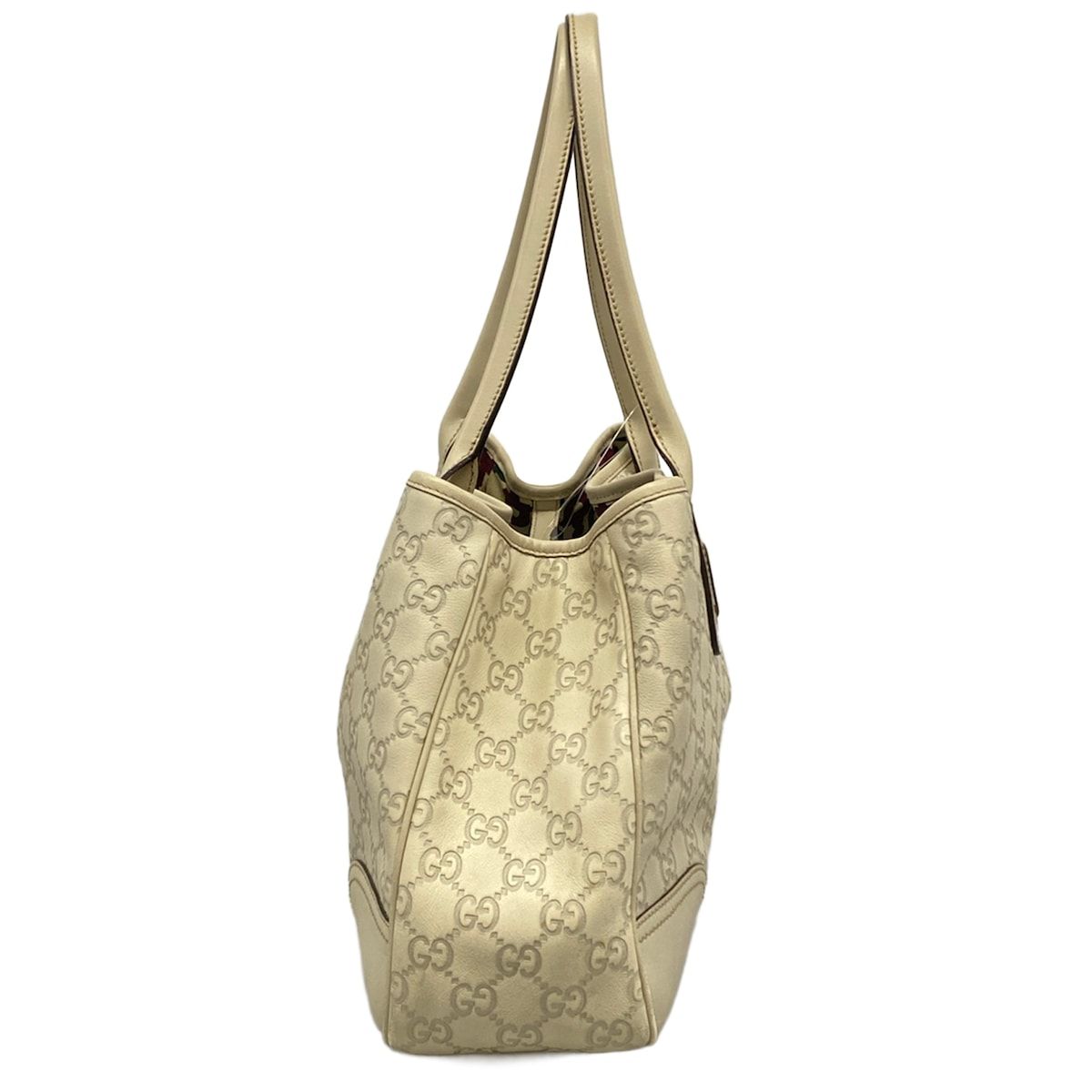 Gucci Tote Princiguccissima Line Ivory Leather — view 4