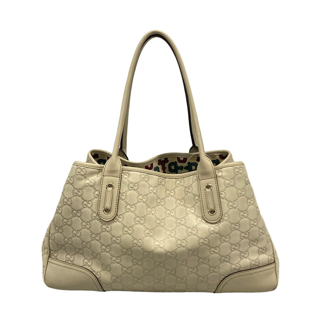 Gucci Tote Princiguccissima Line Ivory Leather — view 3