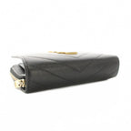 Saint Laurent Paris Matelasse Compact Zip Around Wallet Bifold Coin Purse — view 4