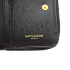 Saint Laurent Paris Matelasse Compact Zip Around Wallet Bifold Coin Purse — view 5