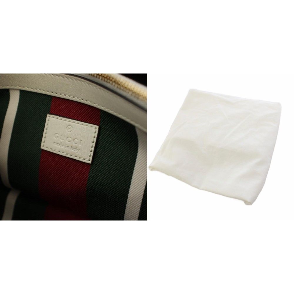 Gucci GG Emblem Tote Shoulder Bag 2-Way Ivory KH — view 9