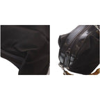 Gucci Bamboo Line Shoulder Bag Nylon Dark Brown 000.5 — view 9