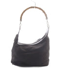 Gucci Bamboo Line Shoulder Bag Nylon Dark Brown 000.5 — view 2