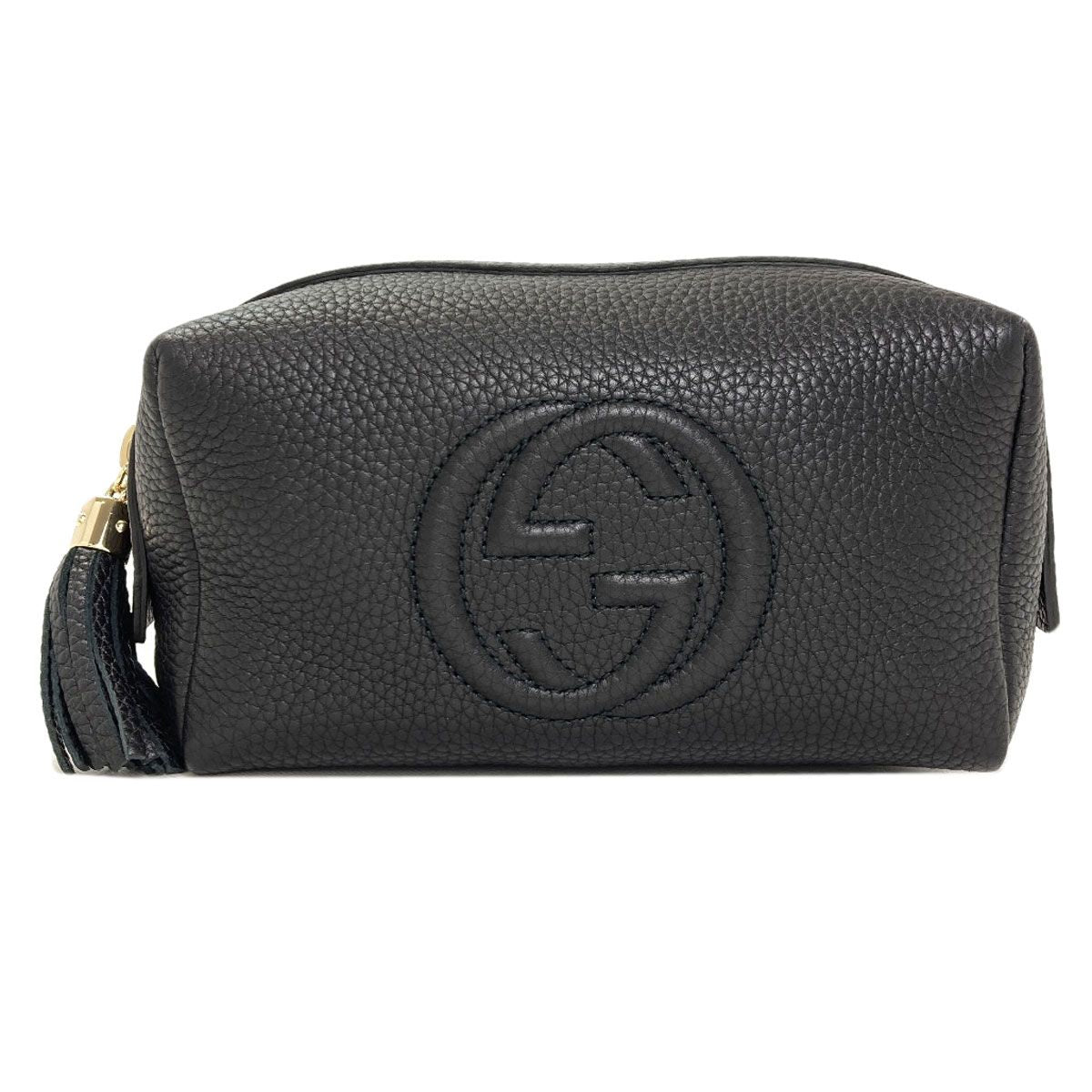 Gucci Soho Makeup Pouch Leather