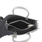 Saint Laurent Paris Handbag Baby Sac Dejour Gray Leather 2-Way — view 6