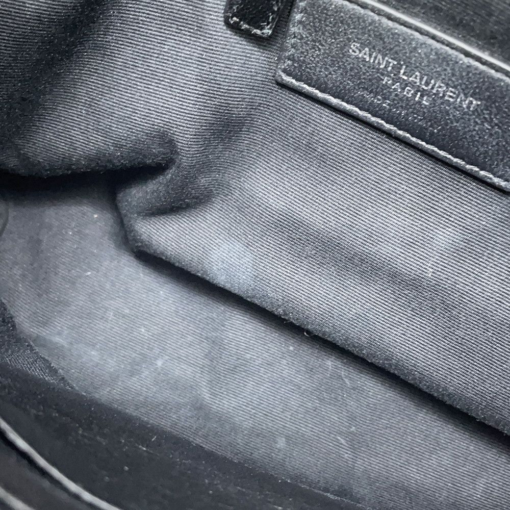 Saint Laurent Paris Chain Shoulder Bag Loulou Puffa Leather — view 8