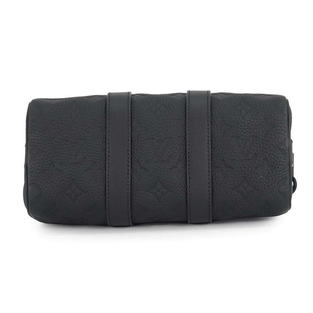 Louis Vuitton Handbag Monogram Taurillon Keepall Bandouliere 25 2-Way Bag Black — view 3