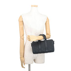 Louis Vuitton Handbag Monogram Taurillon Keepall Bandouliere 25 2-Way Bag Black — view 4