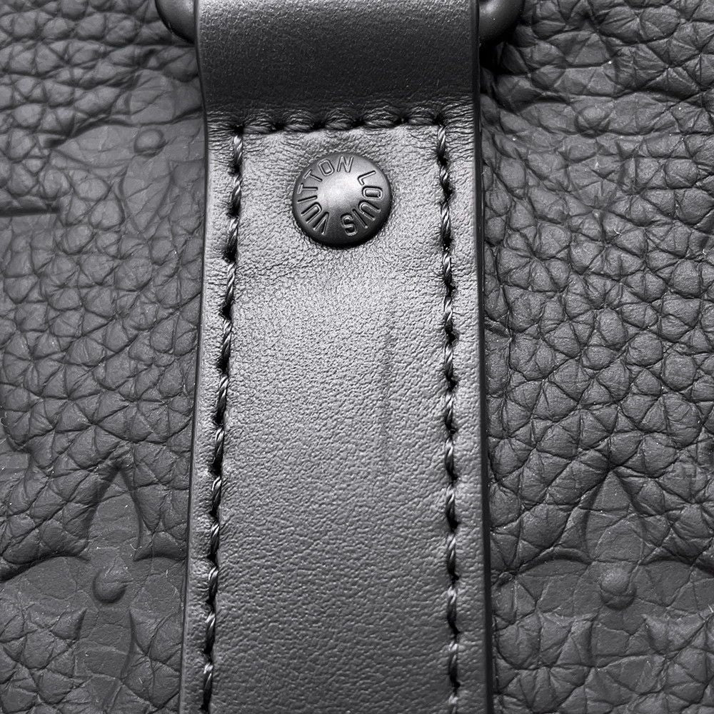 Louis Vuitton Handbag Monogram Taurillon Keepall Bandouliere 25 2-Way Bag Black — view 7