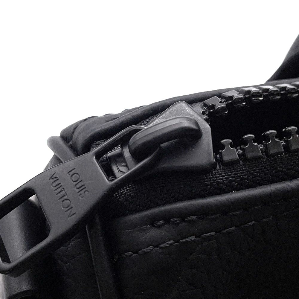 Louis Vuitton Handbag Monogram Taurillon Keepall Bandouliere 25 2-Way Bag Black — view 8