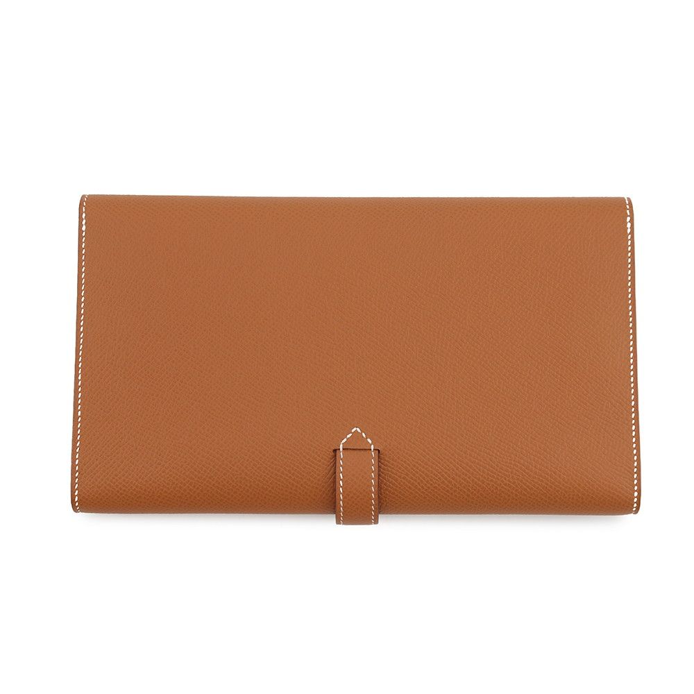 Hermes Wallet New Passant Toutenmain Gold Silver Epsom — view 3