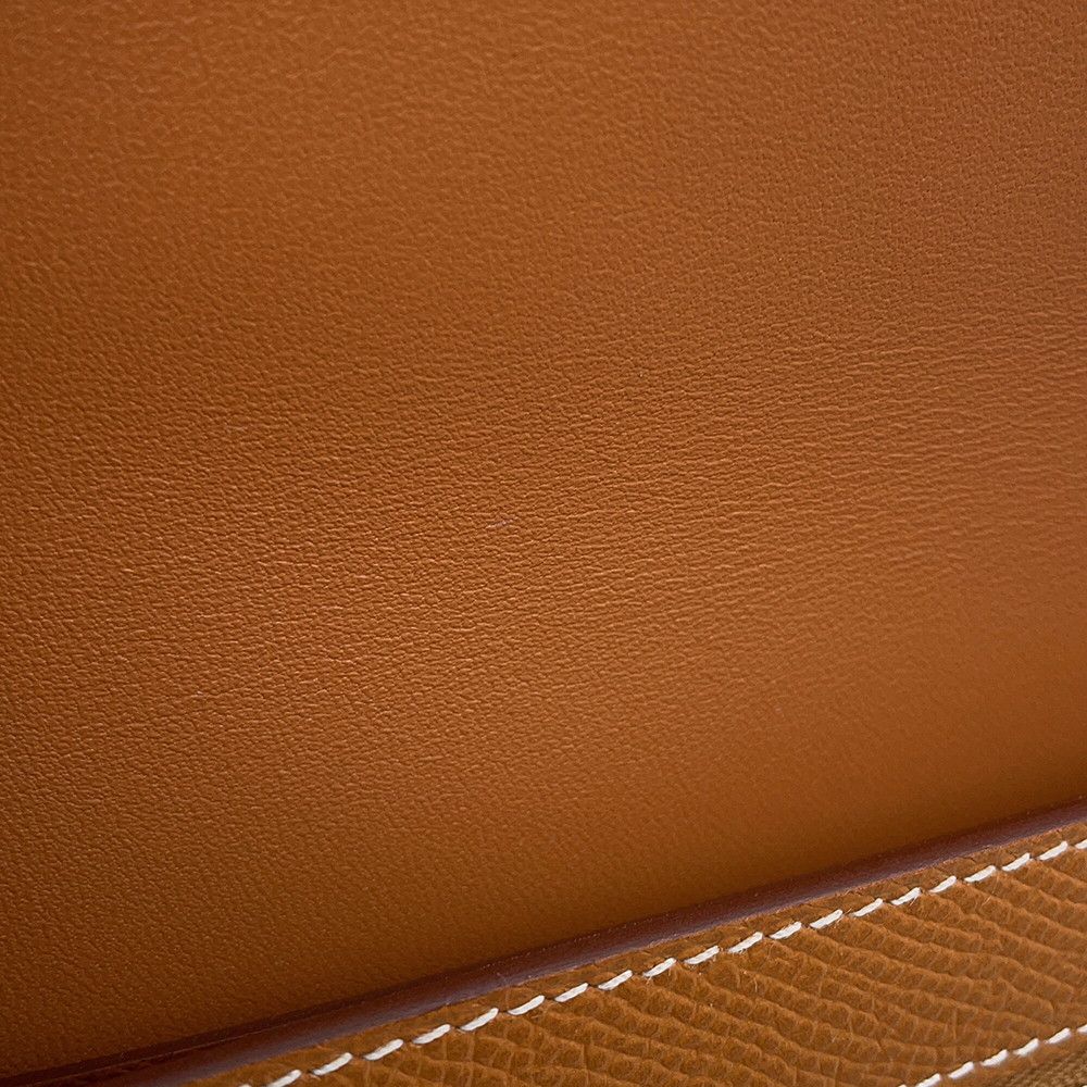 Hermes Wallet New Passant Toutenmain Gold Silver Epsom — view 7