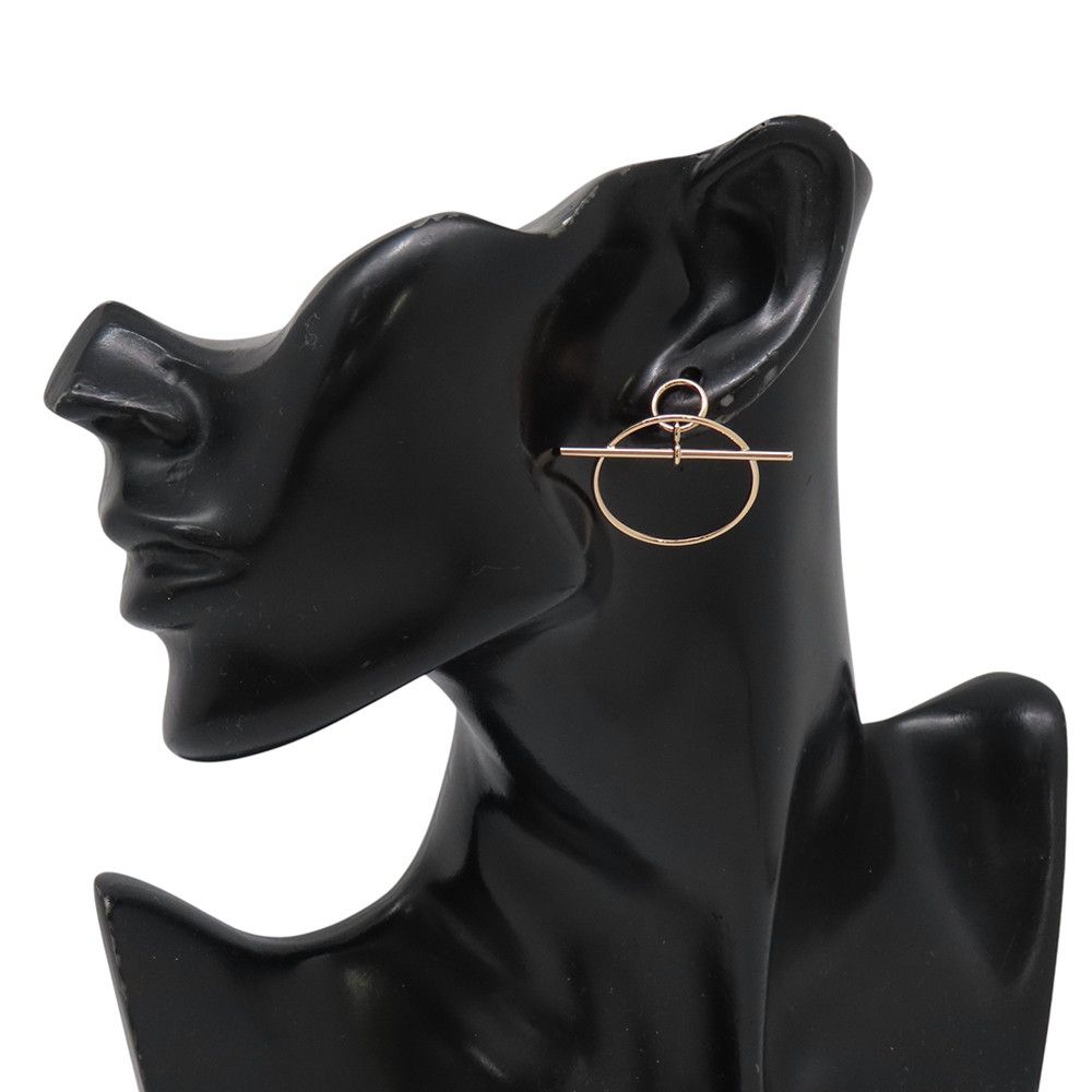 Hermes Earrings Loop Echappee PM 18k Pink Gold — view 4