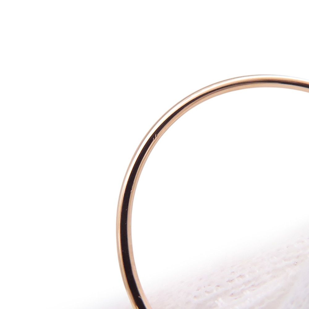 Hermes Earrings Loop Echappee PM 18k Pink Gold — view 5