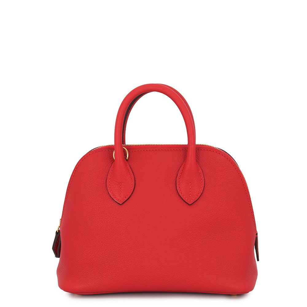 Hermes Bolide Mini le Jura du Gold Color 2-Way Handbag
