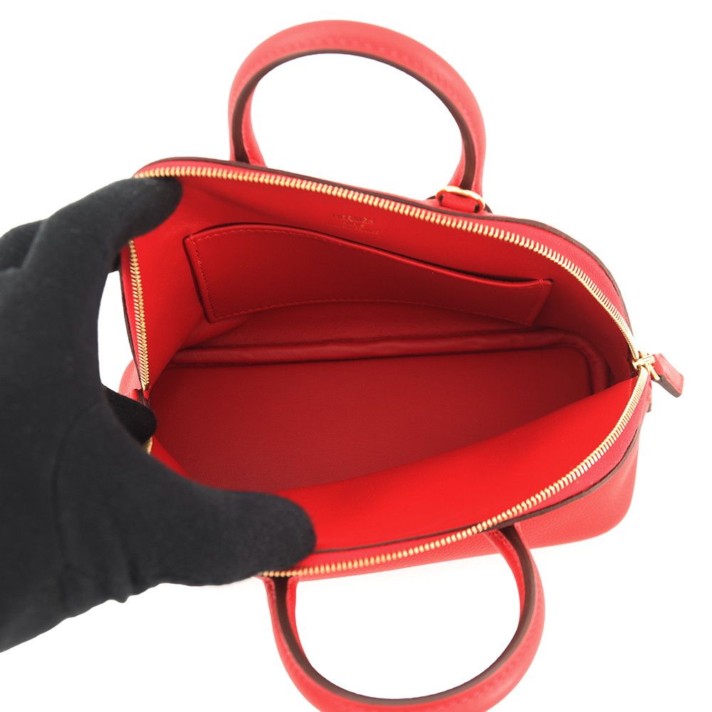 Hermes Bolide Mini le Jura du Gold Color 2-Way Handbag — view 6