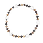 Hermes Necklace Ava Brown White Buffalo Horn Lacquer
