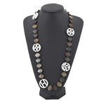 Hermes Necklace Ava Brown White Buffalo Horn Lacquer — view 4
