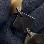 Hermes Necklace Ava Brown White Buffalo Horn Lacquer — view 8