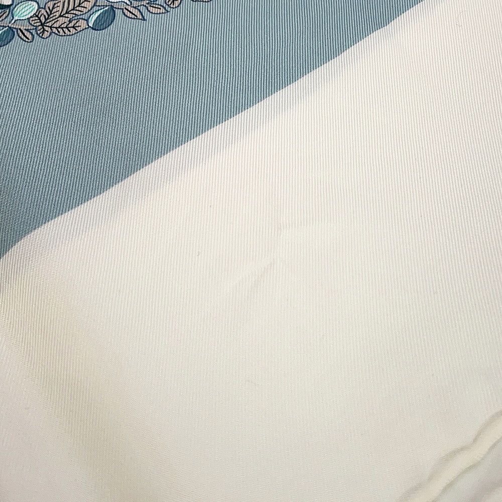 Hermes Scarf Carre 90 Brides de Gala en Fleurs White