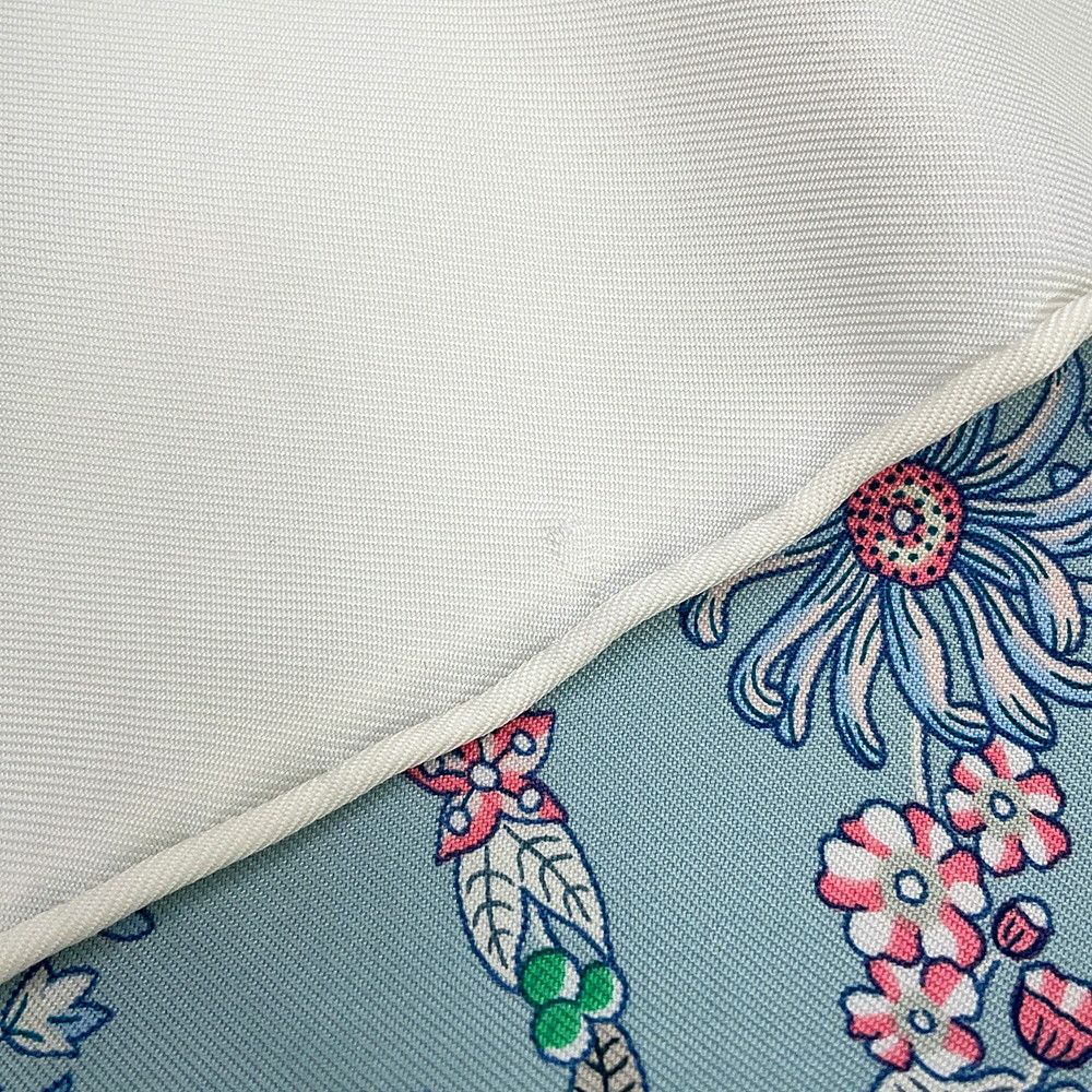 Hermes Scarf Carre 90 Brides de Gala en Fleurs White