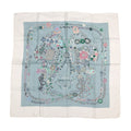 Hermes Scarf Carre 90 Brides de Gala en Fleurs White