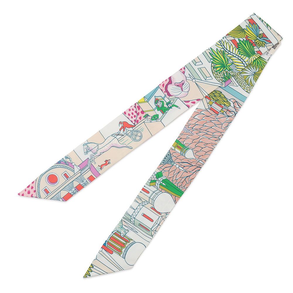 Hermes Scarf Twill Animapolis Silk — view 2