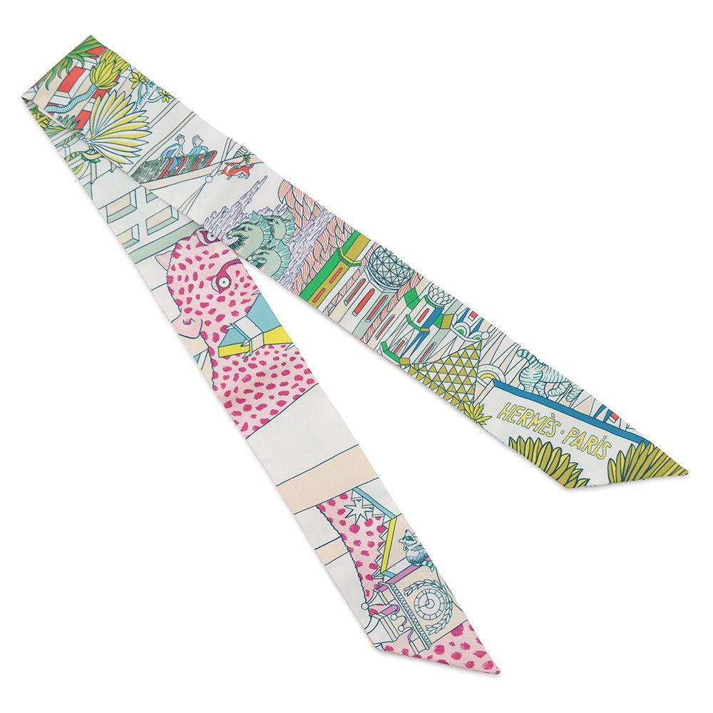 Hermes Scarf Twill Animapolis Silk — view 3
