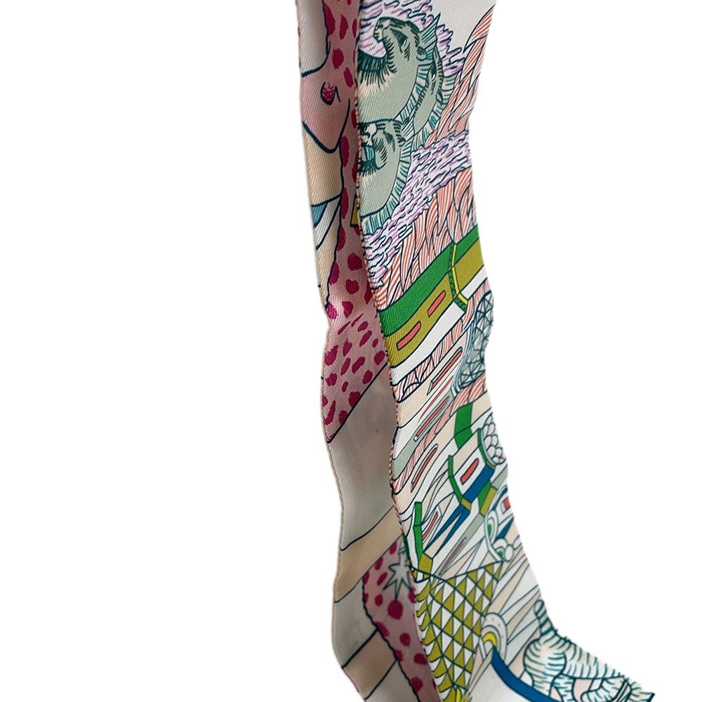 Hermes Scarf Twill Animapolis Silk — view 6