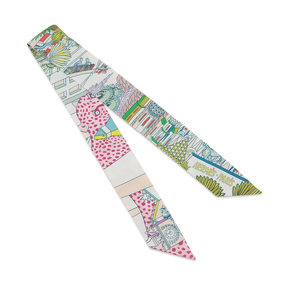 Hermes Scarf Twill Animapolis Silk — view 3