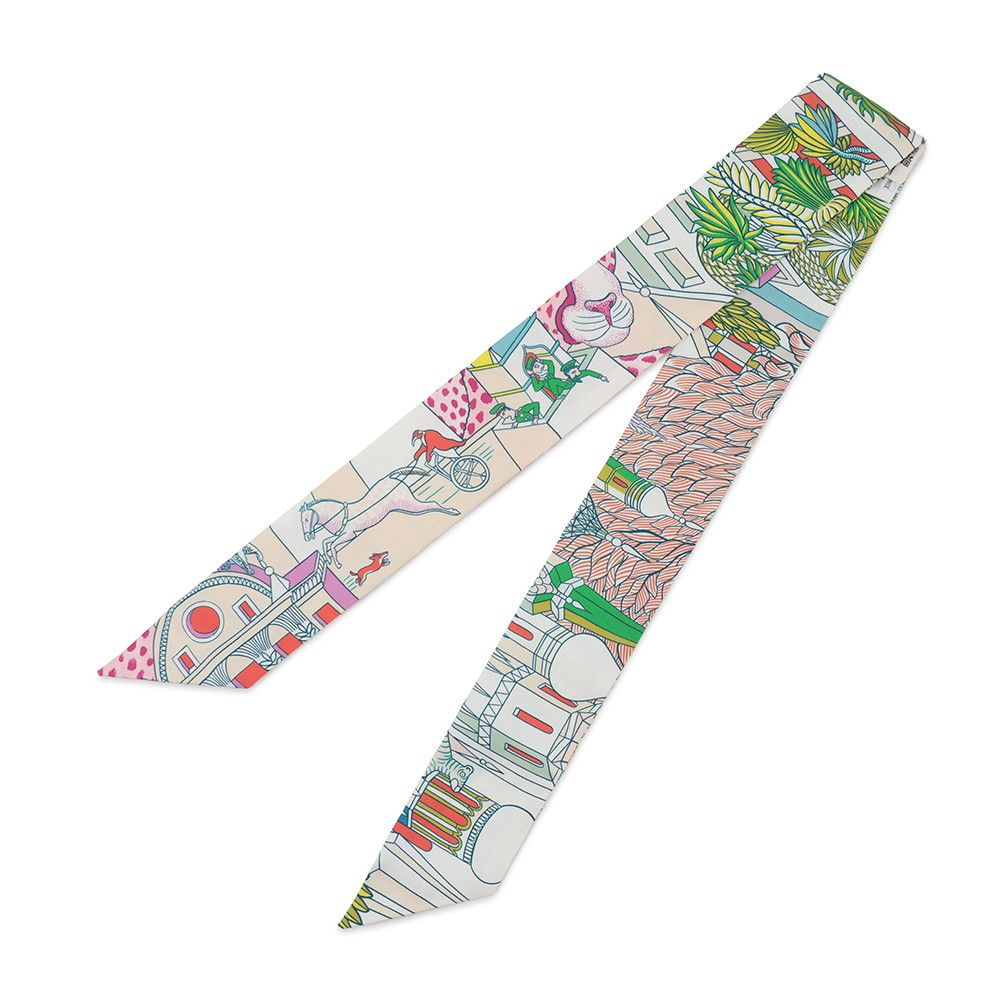 Hermes Scarf Twill Animapolis Silk — view 2