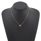 Hermes Necklace Mini Pop Lo Cover le Malabar Vert Rose Gold — view 4