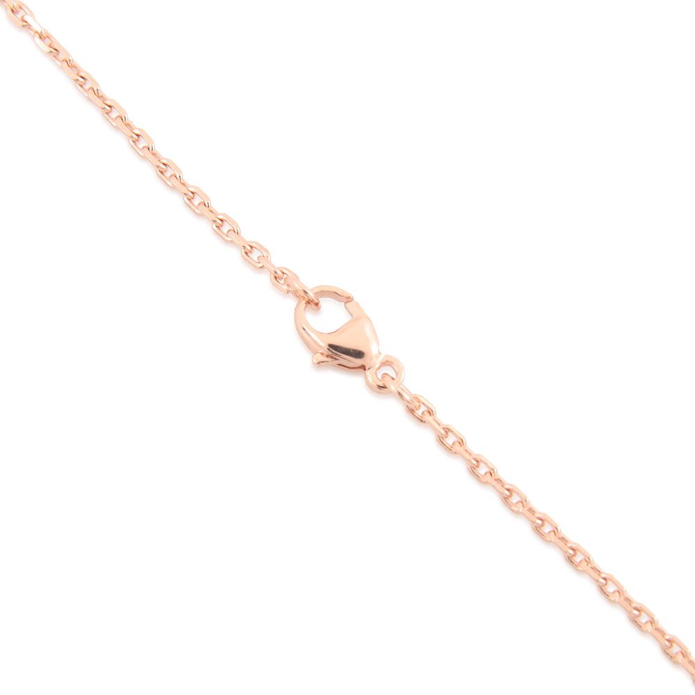 Hermes Necklace Mini Pop Lo Cover le White Brown Glace Pink Gold — view 5