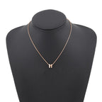 Hermes Necklace Mini Pop Lo Cover le White Brown Glace Pink Gold — view 4
