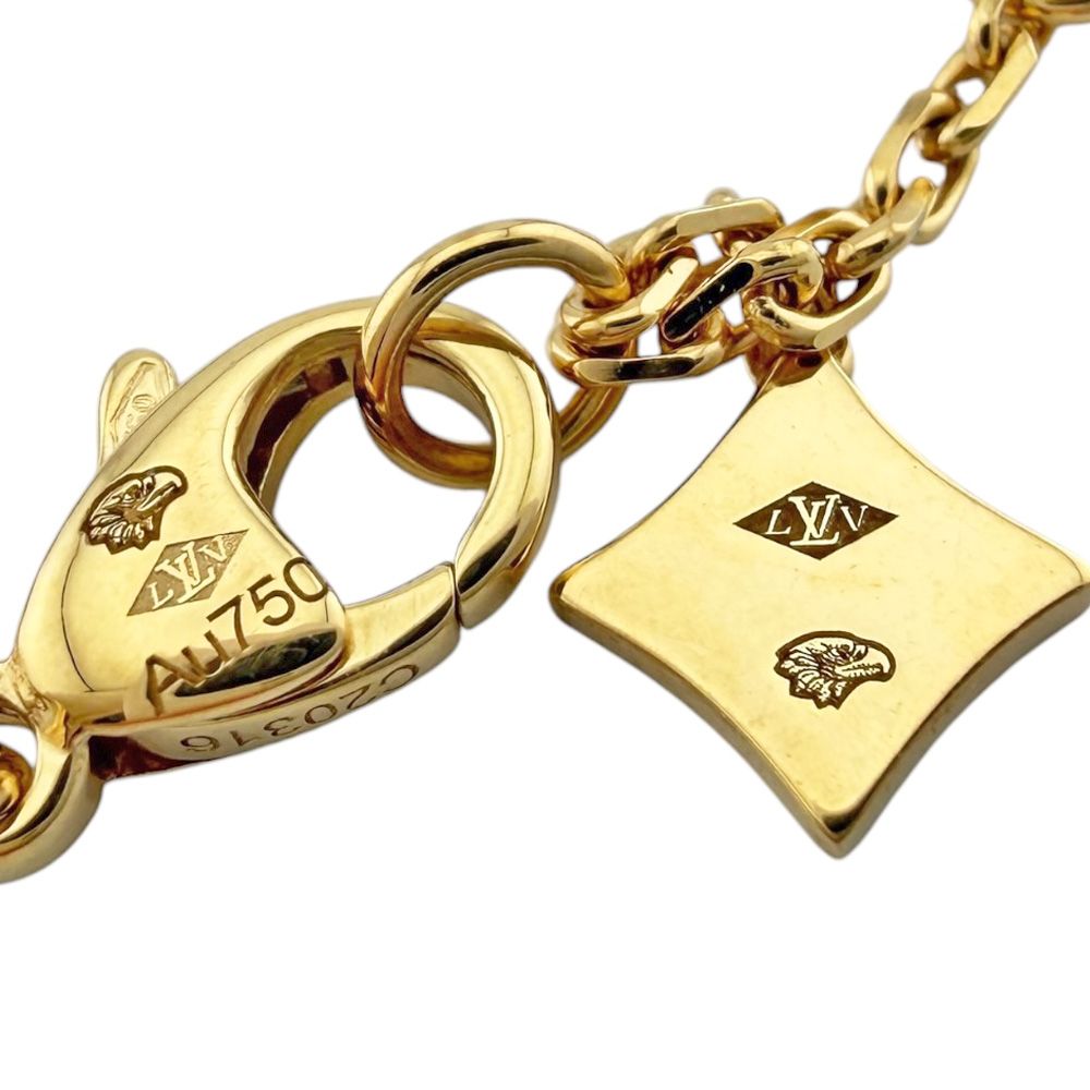 Louis Vuitton Bracelet Chain Empreinte 18k Gold — view 5