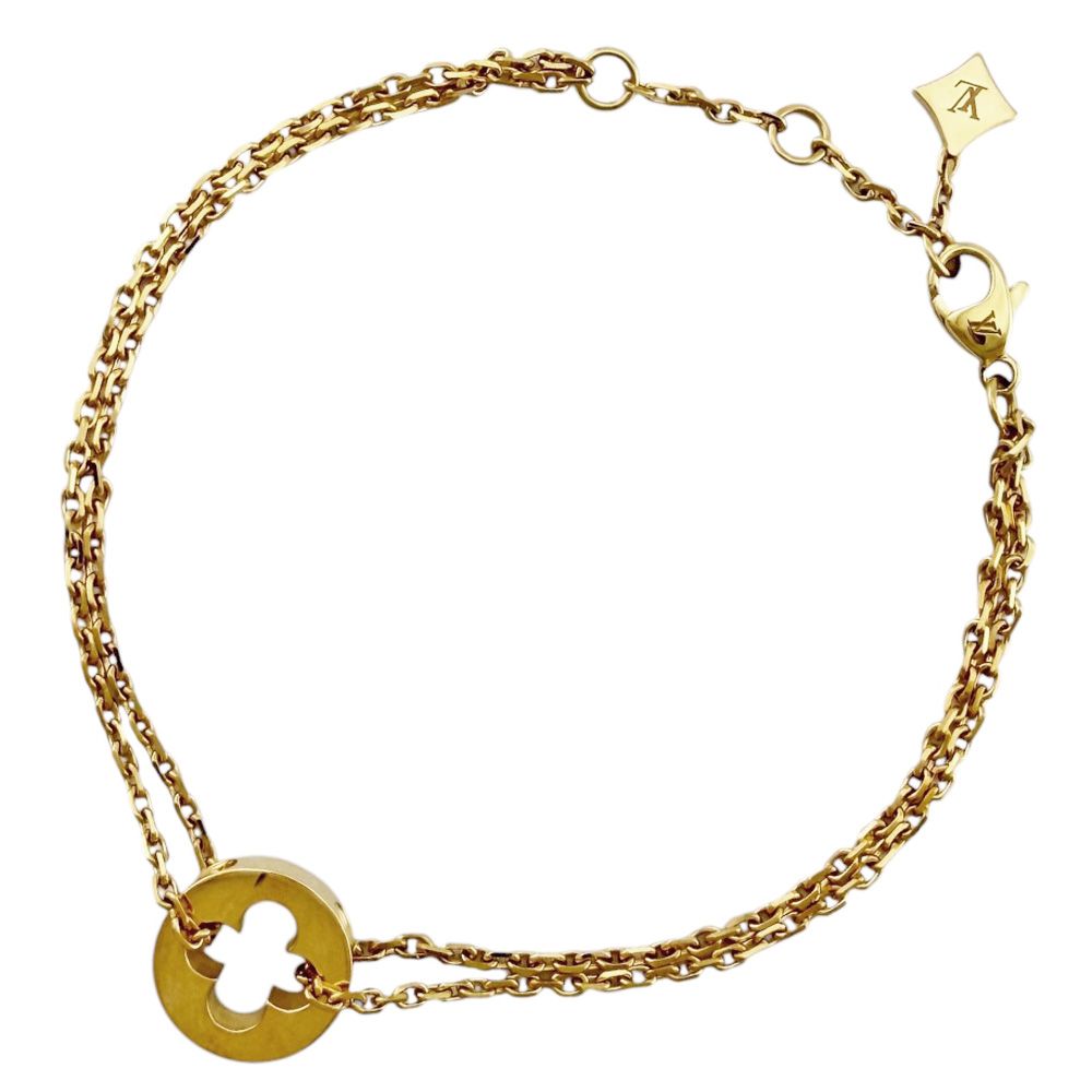 Louis Vuitton Bracelet Chain Empreinte 18k Gold