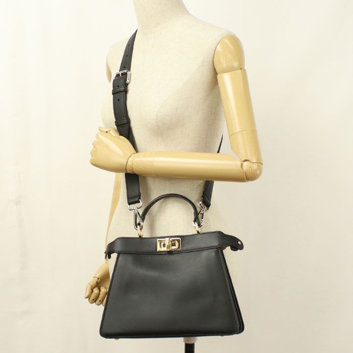 Fendi 2-Way Peekaboo Handbag Calf — view 8