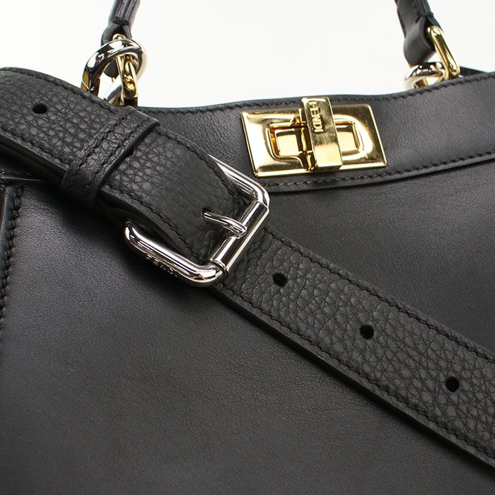 Fendi 2-Way Peekaboo Handbag Calf — view 7