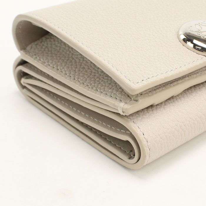 Loewe Trafold Wallet Pebble Trifold Grain Calf — view 7