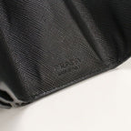 Prada Saffiano Triangle Trifold Wallet Leather — view 7