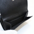 Prada Saffiano Triangle Trifold Wallet Leather — view 6