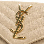 Saint Laurent Large Flap Wallet Cassandra Bifold Leather — view 5
