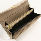 Saint Laurent Large Flap Wallet Cassandra Bifold Leather — view 3