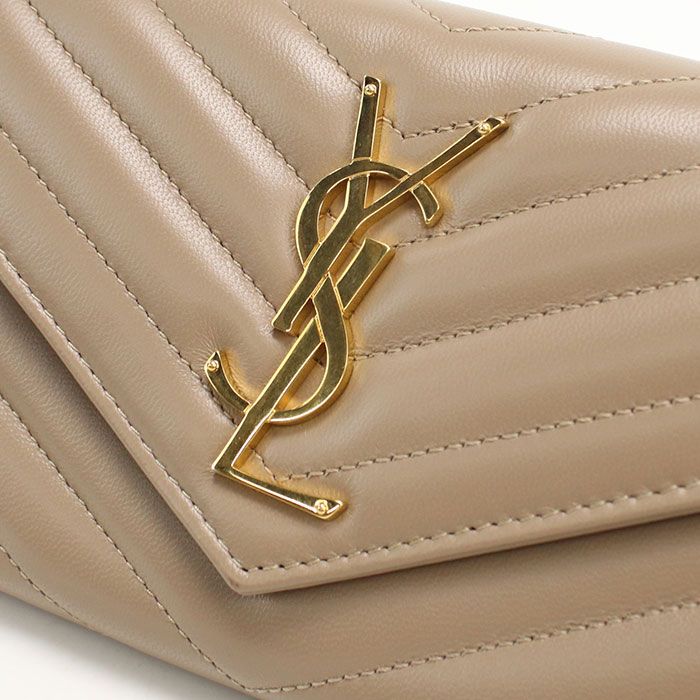 Saint Laurent Large Flap Wallet Cassandra Bifold Lambskin — view 5